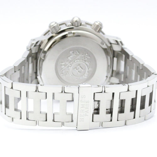 Hermès Clipper Diver - Montre chronographe quartz en acier 58 Facettes hl0xgyk0dn