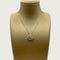 Collier Collier point lumière en or 750 et diamants 58 Facettes Collana-001