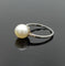Bague 57 Bague ancienne en platine avec perle de culture et diamants 58 Facettes AX/18/0
