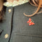 Broche Broche Papillon en or jaune et corail rouge 58 Facettes REF23121-143