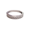 Bague 55 Bague en or blanc 18k et diamants 58 Facettes S461