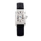 Montre Cartier Tank Américaine - Montre en acier et cuir 58 Facettes 35757
