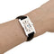 Montre Cartier Tank Américaine - Montre en acier et cuir 58 Facettes 35757