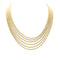 Collier Cartier Draperie - Collier 6 rangs en or jaune 58 Facettes 35762
