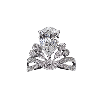 Bague 53 Chaumet Joséphine - Bague en platine et diamant 3,07 ct 58 Facettes jnci111