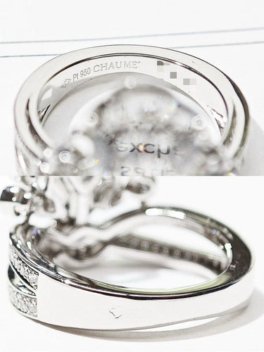 Bague 53 Chaumet Joséphine - Bague en platine et diamant 3,07 ct 58 Facettes jnci111