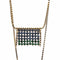 Collier Collier à franges d'émeraudes et saphirs en or jaune 58 Facettes REF2363-85
