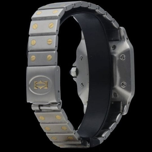 Montre Cartier Santos Galbée - Montre en or jaune et acier 58 Facettes MT46779
