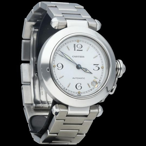 Montre Cartier Pasha C - Montre 35 mm automatique en acier 58 Facettes MT46765