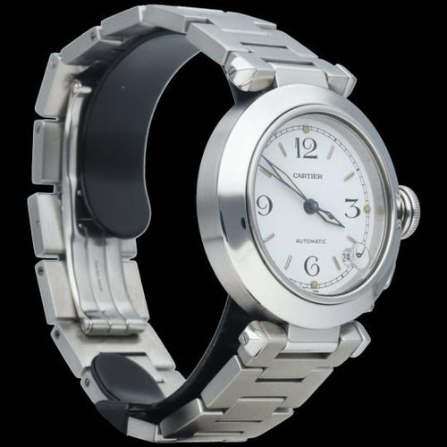 Montre Cartier Pasha C - Montre 35 mm automatique en acier 58 Facettes MT46765