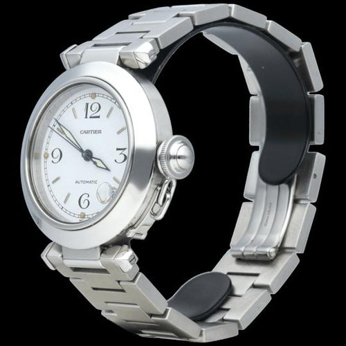 Montre Cartier Pasha C - Montre 35 mm automatique en acier 58 Facettes MT46765