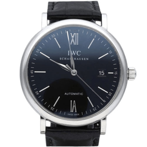 Montre IWC Portofino - Montre automatique en acier 58 Facettes MT46837