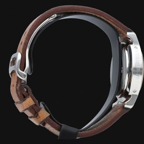 Montre Hermès Clipper Chronograph - Montre en acier 58 Facettes MT44340