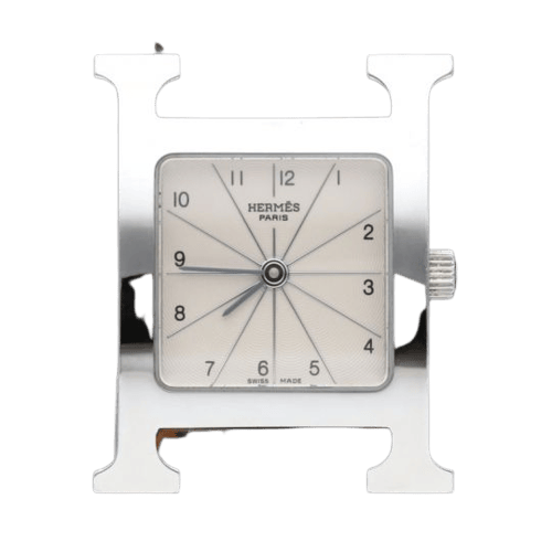 Montre Hermès Heure H - Montre en acier 58 Facettes MT47074