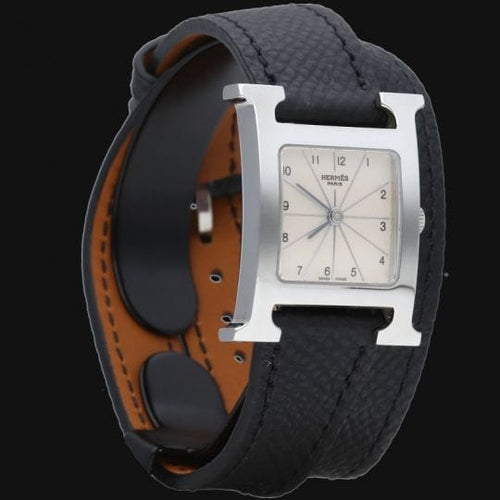Montre Hermès Heure H - Montre en acier 58 Facettes MT47074