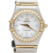 Omega Constellation - Montre Mini 22,5 mm en or jaune, acier et diamants