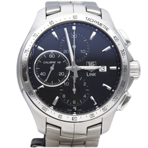 Montre TAG Heuer Link Calibre 16 - Montre en acier 58 Facettes MT46491