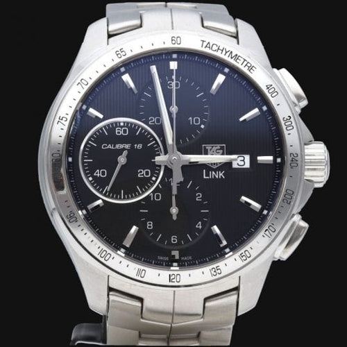 Montre TAG Heuer Link Calibre 16 - Montre en acier 58 Facettes MT46491