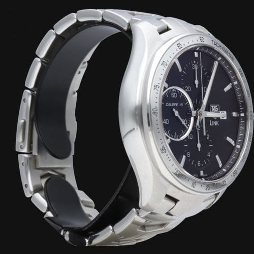 Montre TAG Heuer Link Calibre 16 - Montre en acier 58 Facettes MT46491