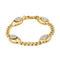 Bracelet Bracelet en or jaune et or blanc avec diamants 58 Facettes 3132892RV