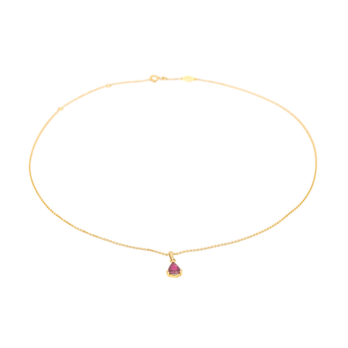 Collier Didier Guérin - Collier en or jaune et rubis 58 Facettes 4021227RV
