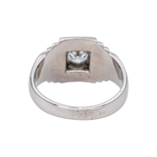 Bague 55 Bague solitaire en or blanc et diamant 58 Facettes 5097946CN