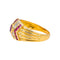 Bague 61 Bague en or jaune et or blanc, rubis et diamants 58 Facettes 5149419RV