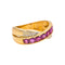 Bague 60 Bague en or jaune, rubis et diamants 58 Facettes 5149420RV