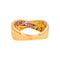 Bague 60 Bague en or jaune, rubis et diamants 58 Facettes 5149420RV