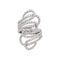 Bague 54 Bague en or blanc et diamants 58 Facettes 5254916RV