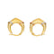Boucles d'oreilles Créoles - Boucles d'oreilles en or jaune, blanc et rose 58 Facettes 5236223RV