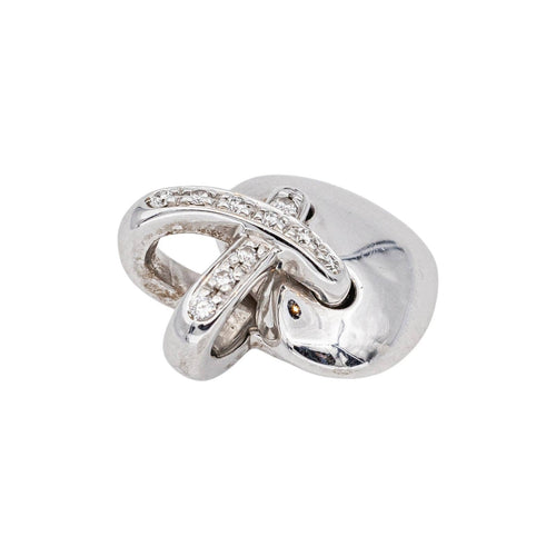 Collier Chaumet Liens - Collier pendentif en or blanc et diamants 58 Facettes 5281124CN