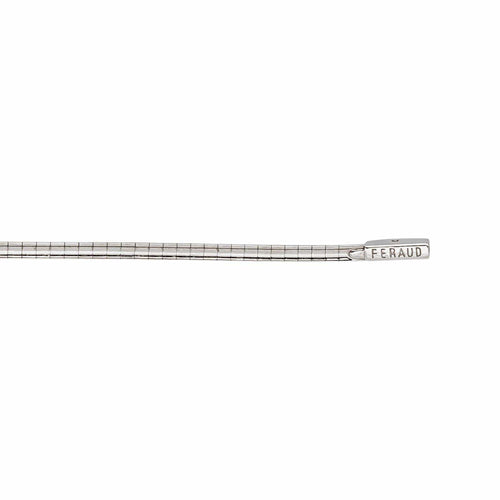 Collier Didier Guérin - Collier motifs floraux en or blanc et saphirs roses 58 Facettes 5285753CN