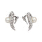 Boucles d'oreilles Boucles d'oreilles en or blanc, perles de culture et diamants 58 Facettes 5215578CN