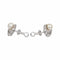Boucles d'oreilles Boucles d'oreilles en or blanc, perles de culture et diamants 58 Facettes 5215578CN