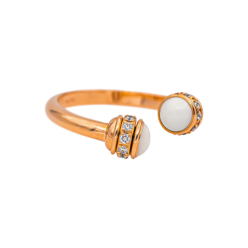 Bague 50 Piaget Possession - Bague en or rose, calcédoines et diamants 58 Facettes 5282852CN
