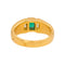Bague 54 Bague en or jaune, émeraude et diamants 58 Facettes 5426472RV
