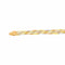 Collier Collier maille tressée en or jaune, blanc et rose 58 Facettes 5458456RV