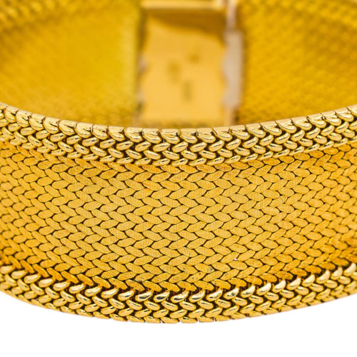 Bracelet Bracelet manchette en or jaune 58 Facettes 5366756CN