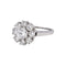 Bague 55 Marguerite - Bague en or blanc et diamants 58 Facettes 5368553CN