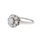 Bague 55 Marguerite - Bague en or blanc et diamants 58 Facettes 5368553CN