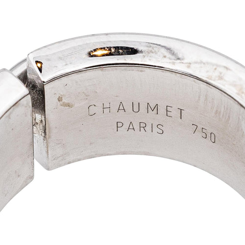 Bague 54 Chaumet Liens - Bague en or blanc et diamants 58 Facettes 5434771CN
