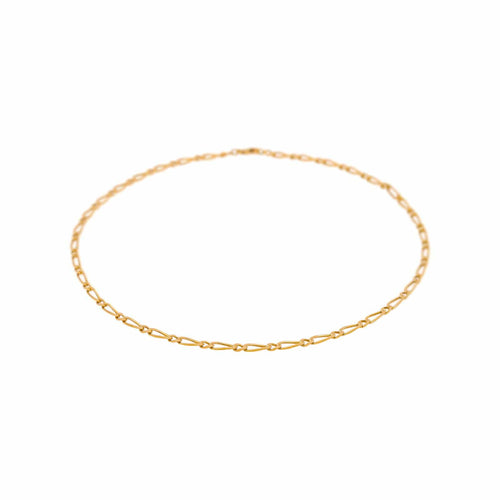 Collier Collier maille Figaro en or jaune 58 Facettes 5481807CN
