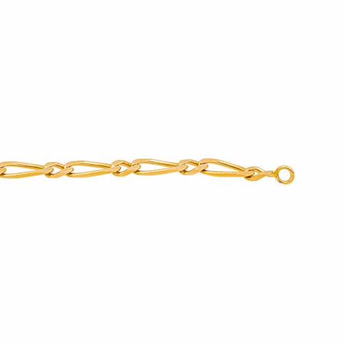 Collier Collier maille Figaro en or jaune 58 Facettes 5481807CN