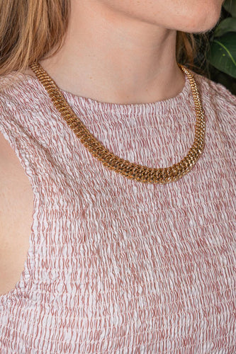 Collier Collier maille américaine en or rose 58 Facettes 5439453CN