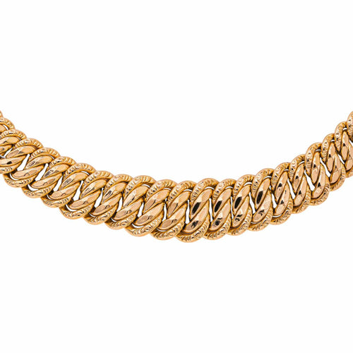 Collier Collier maille américaine en or rose 58 Facettes 5439453CN