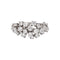 Bague 51 Fred Blanche - Bague en or blanc et diamants 58 Facettes 5417296CN