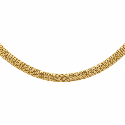 Collier Collier maille tressée en or jaune 58 Facettes 5470031CN