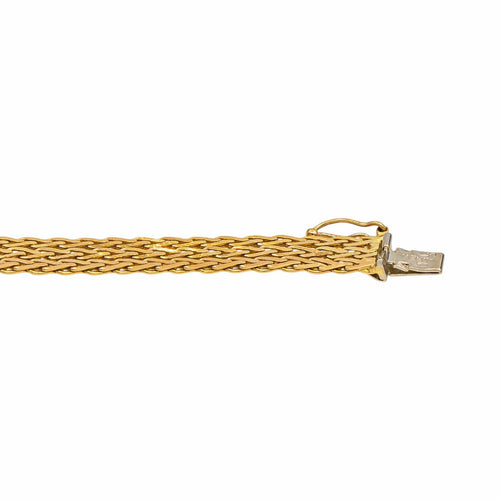 Collier Collier maille tressée en or jaune 58 Facettes 5470031CN