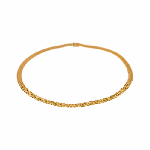 Collier Collier maille tressée en or jaune 58 Facettes 5470031CN